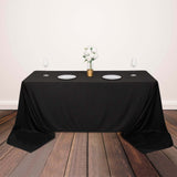 Black Scuba Polyester Tablecloth Black Scuba Polyester Tablecloth