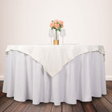 Elevate Your Table Setting with the Ivory Scuba Polyester Table Topper